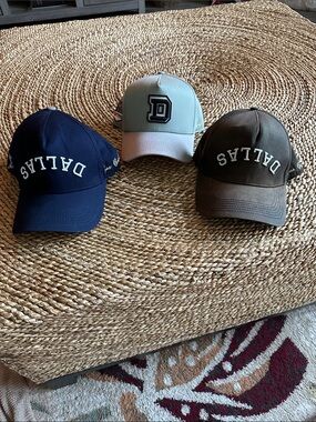 Post Malone true brand (lot of 3) Dallas Embroidered Baseball Caps
